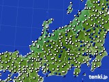 北陸地方のアメダス実況(風向・風速)(2018年04月05日)