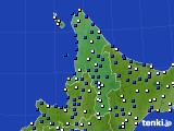 2018年04月05日の道北のアメダス(風向・風速)