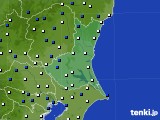 茨城県のアメダス実況(風向・風速)(2018年04月05日)