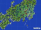 2018年04月06日の関東・甲信地方のアメダス(日照時間)