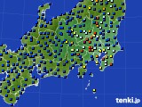 関東・甲信地方のアメダス実況(日照時間)(2018年04月06日)