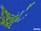 2018年04月06日の道東のアメダス(日照時間)