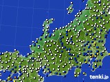 北陸地方のアメダス実況(風向・風速)(2018年04月06日)