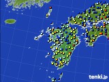 九州地方のアメダス実況(日照時間)(2018年04月07日)