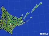 道東のアメダス実況(日照時間)(2018年04月07日)
