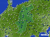 長野県のアメダス実況(風向・風速)(2018年04月07日)