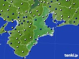 2018年04月07日の三重県のアメダス(風向・風速)