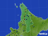 道北のアメダス実況(積雪深)(2018年04月08日)