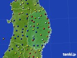 2018年04月08日の岩手県のアメダス(日照時間)