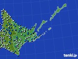 道東のアメダス実況(気温)(2018年04月08日)