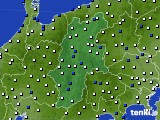 長野県のアメダス実況(風向・風速)(2018年04月08日)