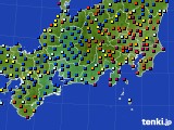 東海地方のアメダス実況(日照時間)(2018年04月09日)