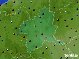 群馬県のアメダス実況(日照時間)(2018年04月09日)