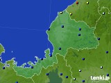 福井県のアメダス実況(日照時間)(2018年04月09日)