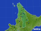 道北のアメダス実況(積雪深)(2018年04月10日)