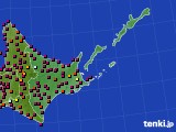 2018年04月10日の道東のアメダス(日照時間)