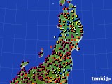 東北地方のアメダス実況(日照時間)(2018年04月12日)