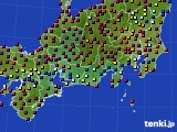 東海地方のアメダス実況(日照時間)(2018年04月12日)