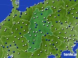 長野県のアメダス実況(風向・風速)(2018年04月12日)