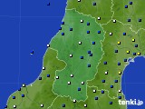 山形県のアメダス実況(風向・風速)(2018年04月12日)