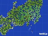 関東・甲信地方のアメダス実況(日照時間)(2018年04月14日)