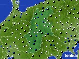長野県のアメダス実況(風向・風速)(2018年04月14日)