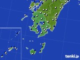 2018年04月14日の鹿児島県のアメダス(風向・風速)