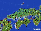 2018年04月15日の中国地方のアメダス(日照時間)