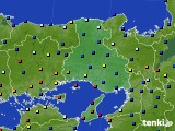 兵庫県のアメダス実況(日照時間)(2018年04月15日)