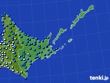 道東のアメダス実況(気温)(2018年04月15日)