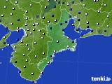 2018年04月15日の三重県のアメダス(風向・風速)