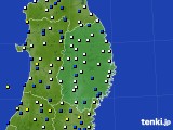 2018年04月15日の岩手県のアメダス(風向・風速)