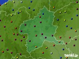 群馬県のアメダス実況(日照時間)(2018年04月16日)