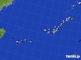 沖縄地方のアメダス実況(風向・風速)(2018年04月16日)