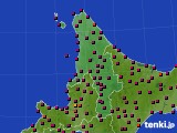 道北のアメダス実況(日照時間)(2018年04月17日)