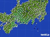 2018年04月17日の東海地方のアメダス(風向・風速)