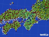 2018年04月18日の近畿地方のアメダス(日照時間)