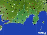 静岡県のアメダス実況(日照時間)(2018年04月18日)