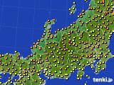 2018年04月21日の北陸地方のアメダス(気温)