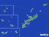沖縄県のアメダス実況(降水量)(2018年04月22日)