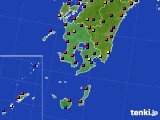 鹿児島県のアメダス実況(日照時間)(2018年04月22日)