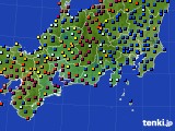 東海地方のアメダス実況(日照時間)(2018年04月23日)