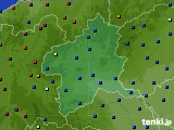 群馬県のアメダス実況(日照時間)(2018年04月23日)