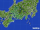 東海地方のアメダス実況(風向・風速)(2018年04月23日)