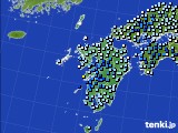 九州地方のアメダス実況(降水量)(2018年04月24日)
