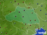 埼玉県のアメダス実況(日照時間)(2018年04月25日)