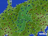 長野県のアメダス実況(日照時間)(2018年04月25日)