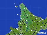 2018年04月25日の道北のアメダス(風向・風速)