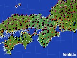 近畿地方のアメダス実況(日照時間)(2018年04月26日)