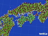 四国地方のアメダス実況(日照時間)(2018年04月26日)